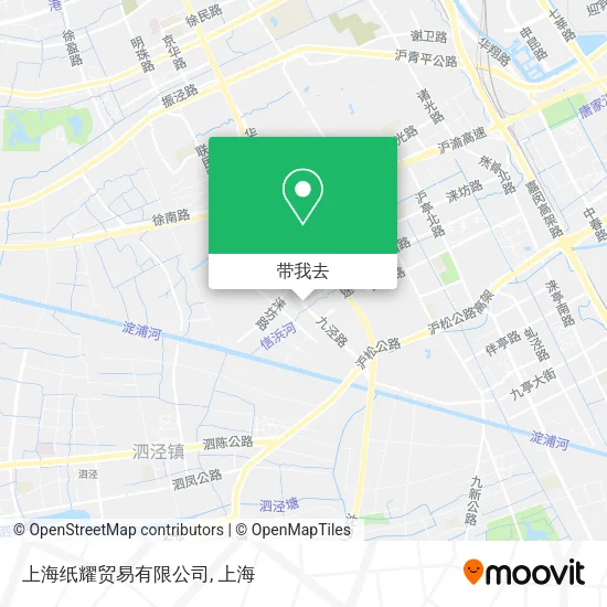 上海纸耀贸易有限公司地图