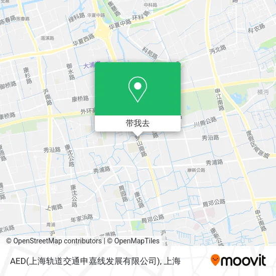 AED(上海轨道交通申嘉线发展有限公司)地图