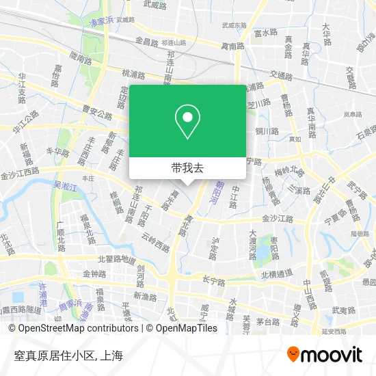 窒真原居住小区地图
