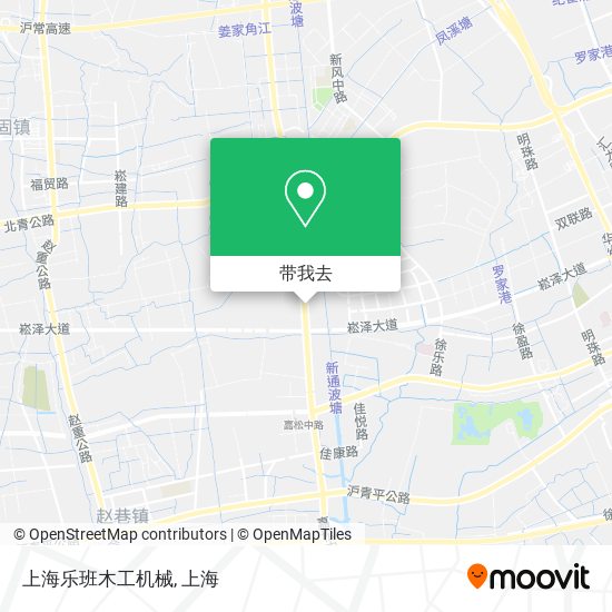 上海乐班木工机械地图