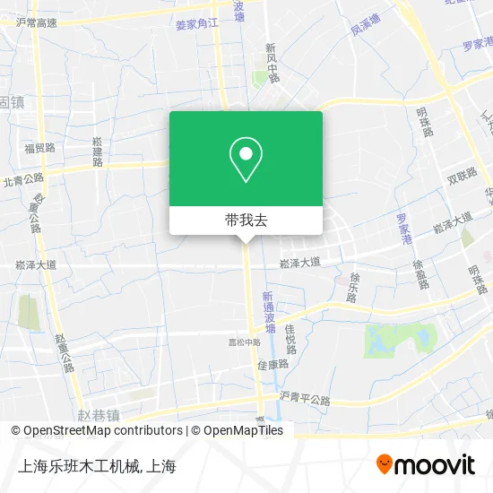 上海乐班木工机械地图