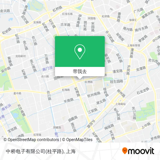 中桥电子有限公司(桂平路)地图