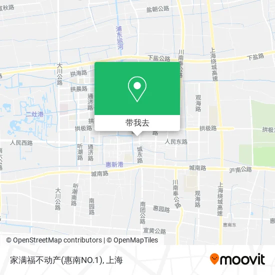 家满福不动产(惠南NO.1)地图