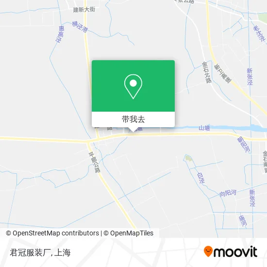 君冠服装厂地图