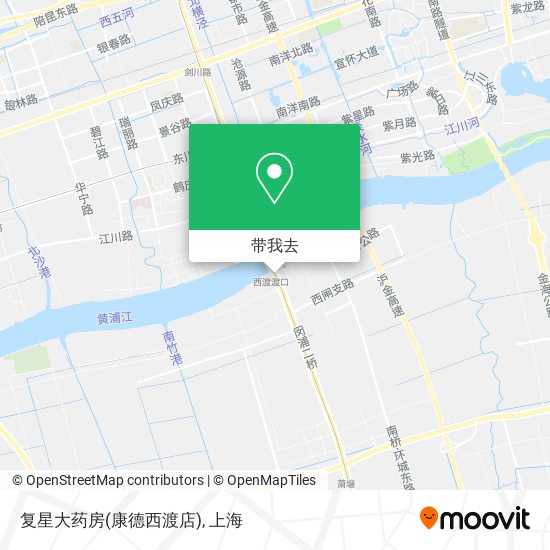 复星大药房(康德西渡店)地图