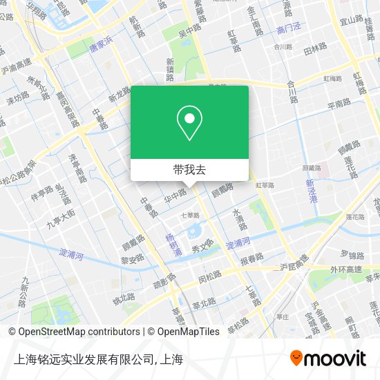 上海铭远实业发展有限公司地图