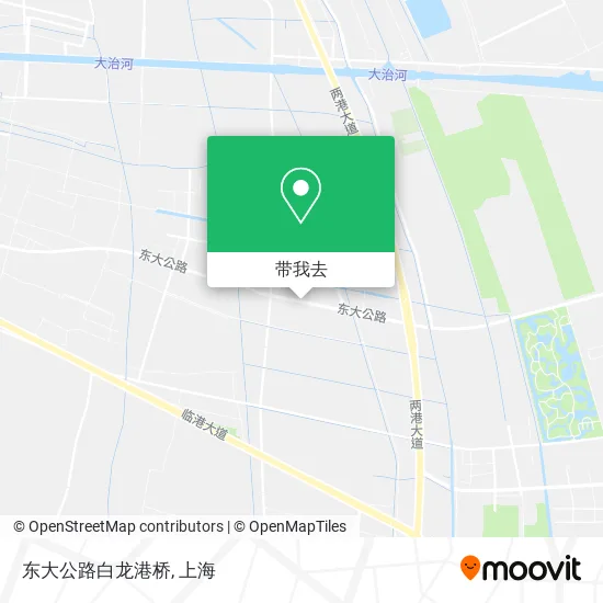 东大公路白龙港桥地图