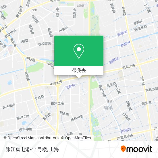 张江集电港-11号楼地图