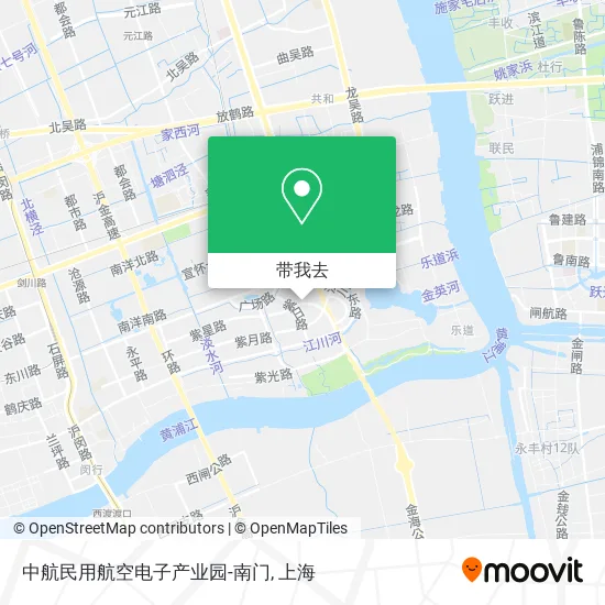 中航民用航空电子产业园-南门地图