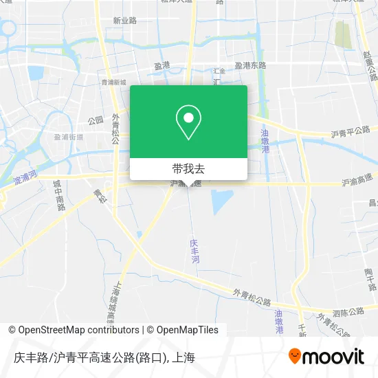 庆丰路/沪青平高速公路(路口)地图