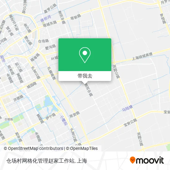 仓场村网格化管理赵家工作站地图