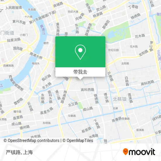 严镇路地图