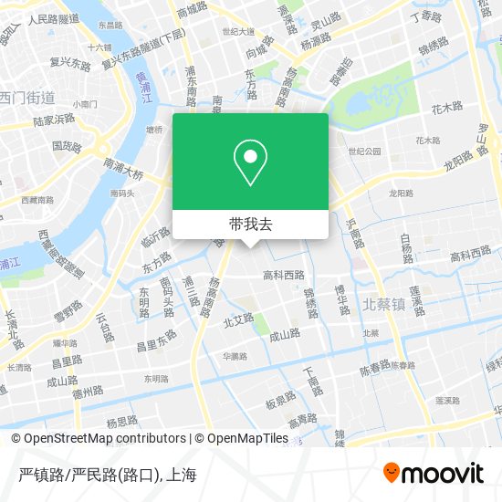 严镇路/严民路(路口)地图