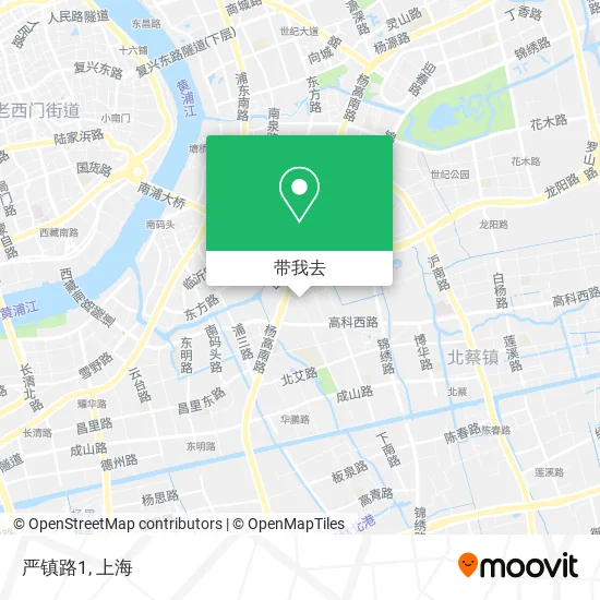 严镇路1地图