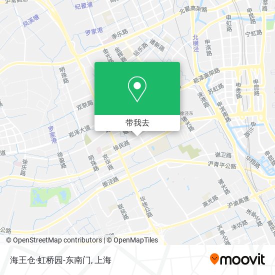 海王仓·虹桥园-东南门地图