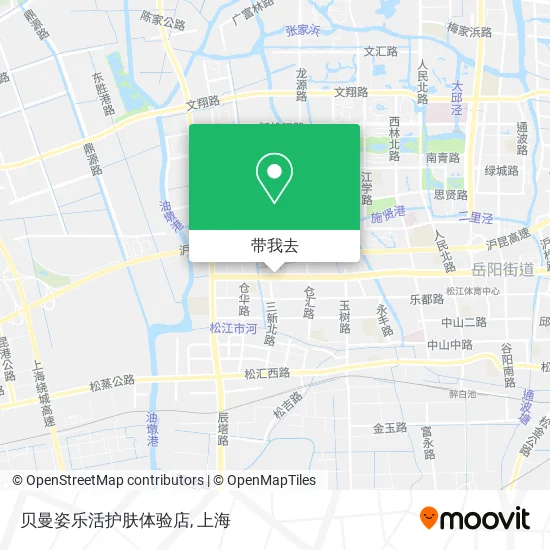 贝曼姿乐活护肤体验店地图