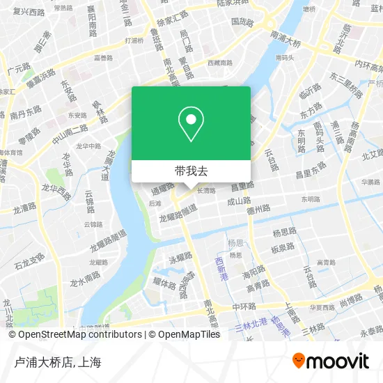 卢浦大桥店地图