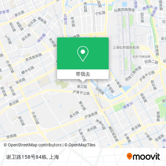 谢卫路158号84栋地图