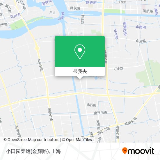 小田园菜馆(金辉路)地图