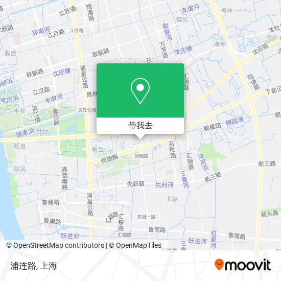 浦连路地图