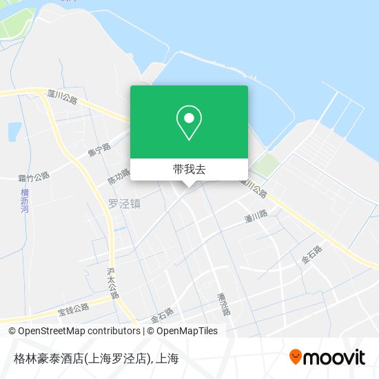 格林豪泰酒店(上海罗泾店)地图