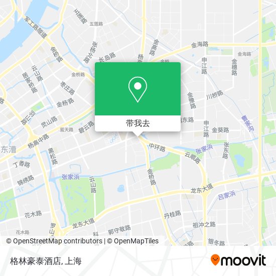 格林豪泰酒店地图