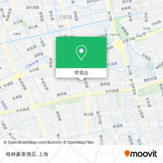 格林豪泰酒店地图