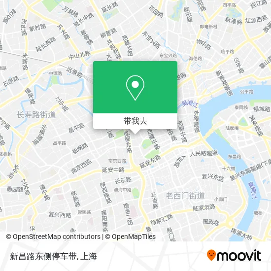 新昌路东侧停车带地图