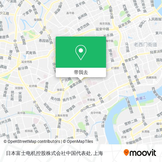 日本富士电机控股株式会社中国代表处地图