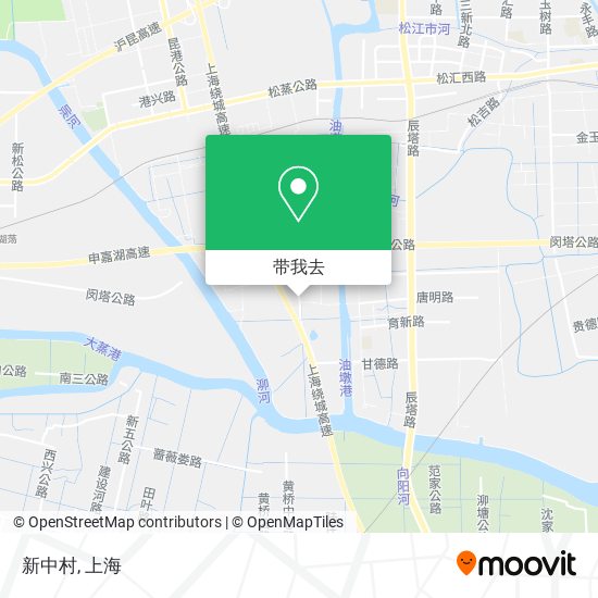 新中村地图