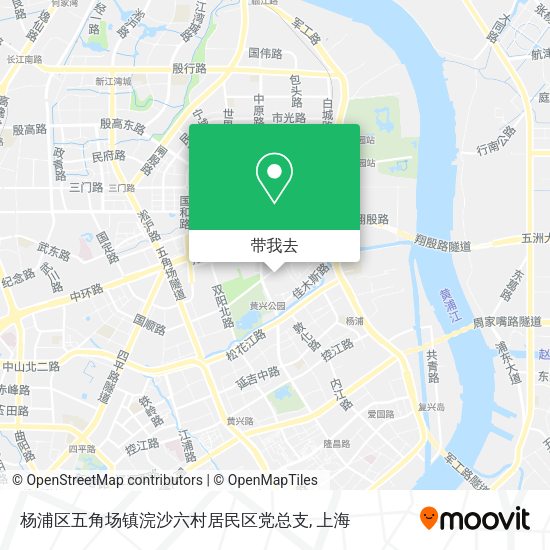 杨浦区五角场镇浣沙六村居民区党总支地图
