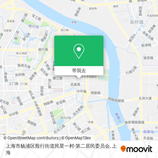 上海市杨浦区殷行街道民星一村-第二居民委员会地图