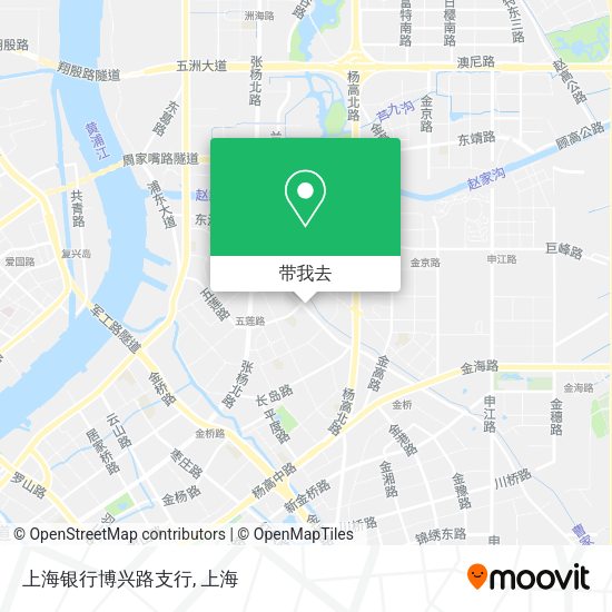 上海银行博兴路支行地图