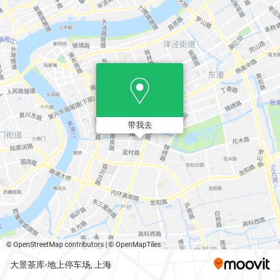 大景茶库-地上停车场地图