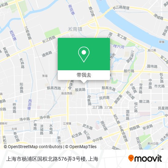 上海市杨浦区国权北路576弄3号楼地图