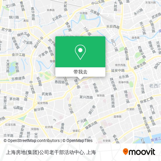 上海房地(集团)公司老干部活动中心地图