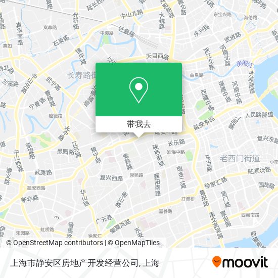 上海市静安区房地产开发经营公司地图