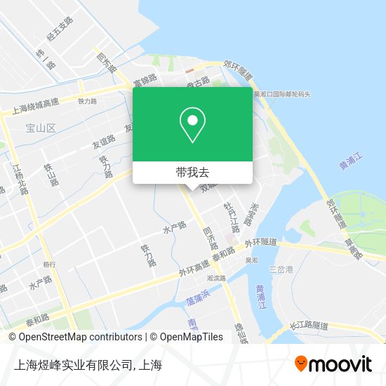 上海煜峰实业有限公司地图
