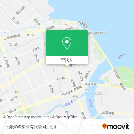 上海煜峰实业有限公司地图