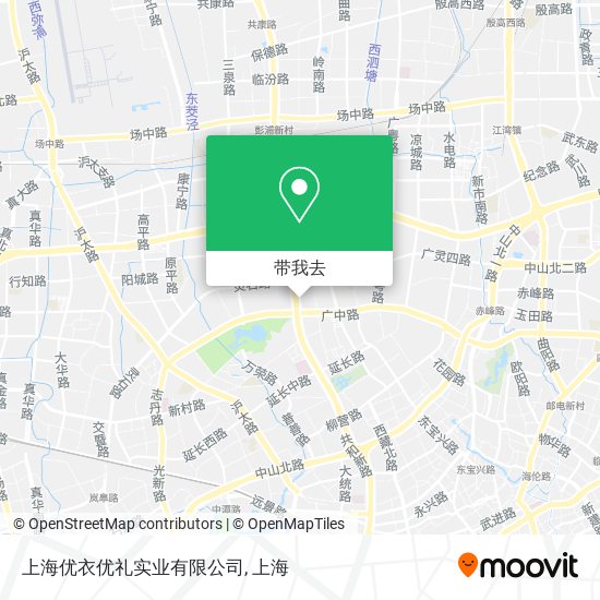 上海优衣优礼实业有限公司地图