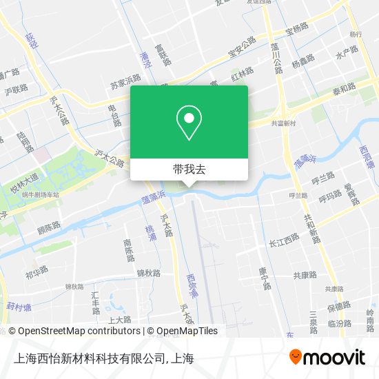 上海西怡新材料科技有限公司地图
