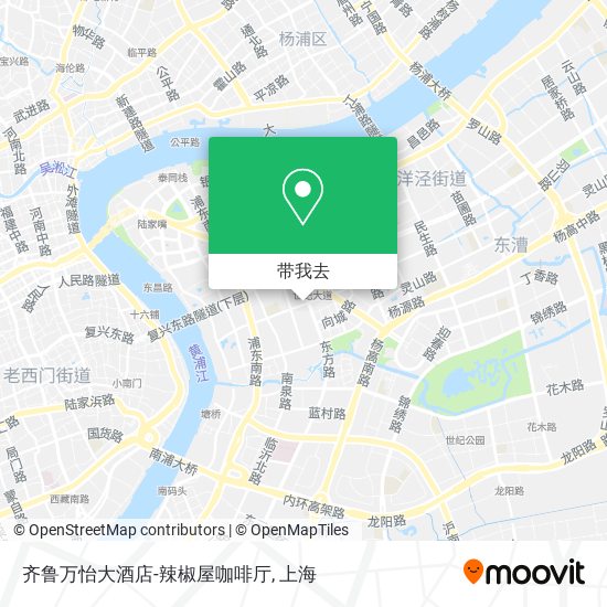 齐鲁万怡大酒店-辣椒屋咖啡厅地图