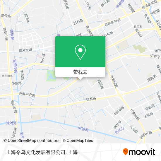 上海令鸟文化发展有限公司地图
