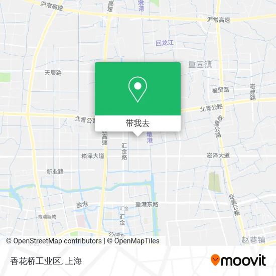 香花桥工业区地图