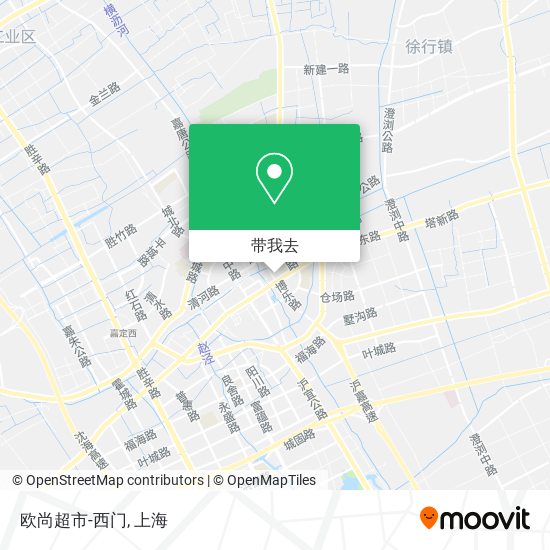 欧尚超市-西门地图