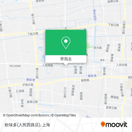 欧味多(人民西路店)地图