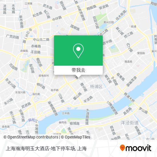 上海瀚海明玉大酒店-地下停车场地图