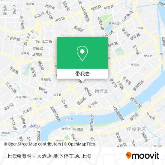 上海瀚海明玉大酒店-地下停车场地图