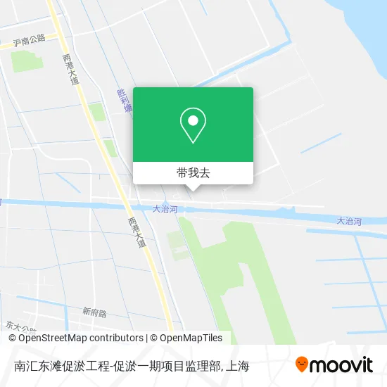南汇东滩促淤工程-促淤一期项目监理部地图