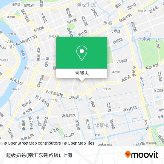 超级奶爸(南汇东建路店)地图